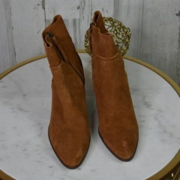 Splendid Cherie Bootie Brown Leather - Picture 6 of 10